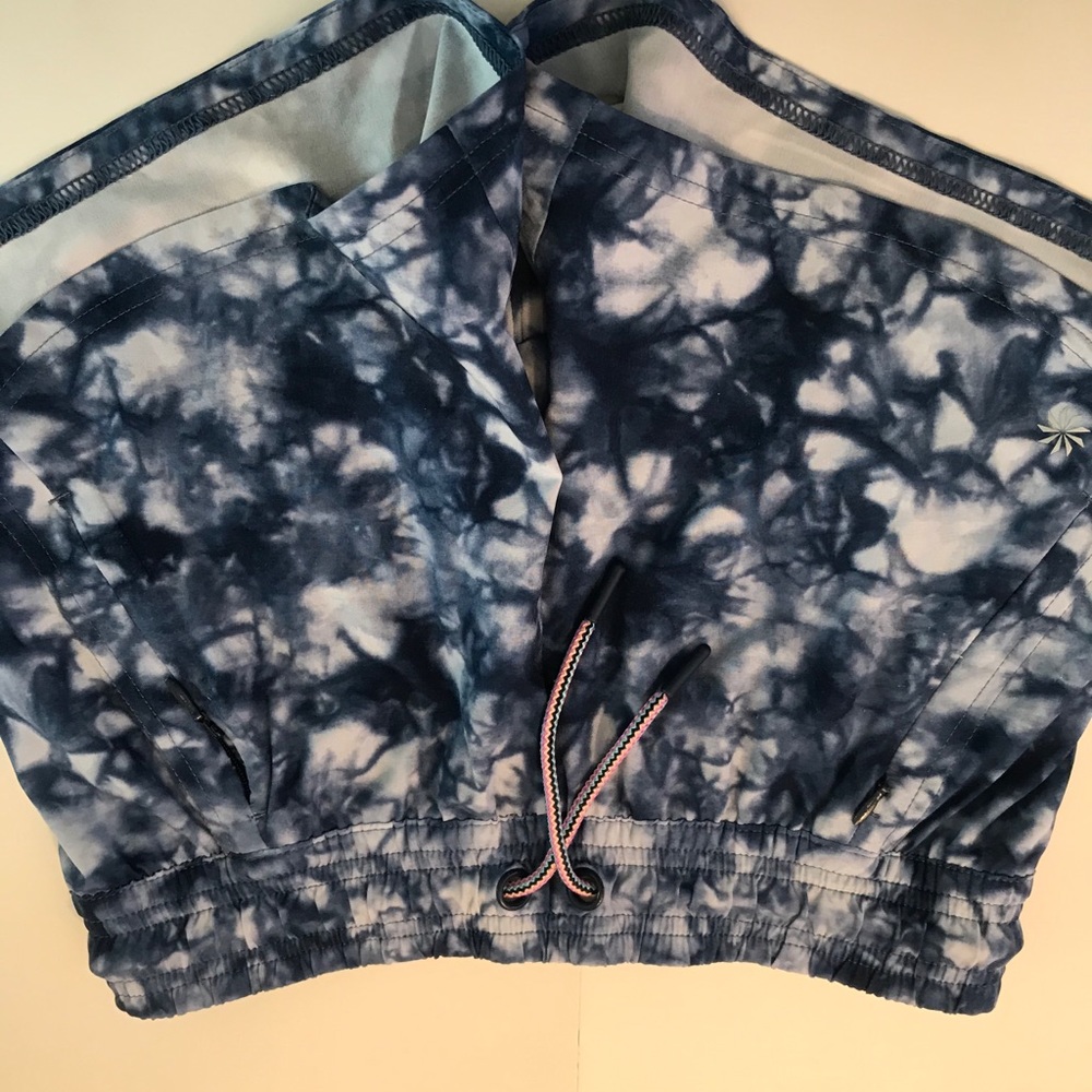 Blue ATHLETA girls Tie-dye shorts